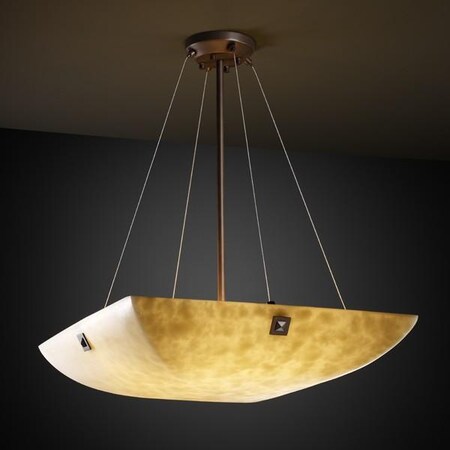 Justice Design Group CLD-9664-35-DBRZ-F4 8 Light Clouds Round